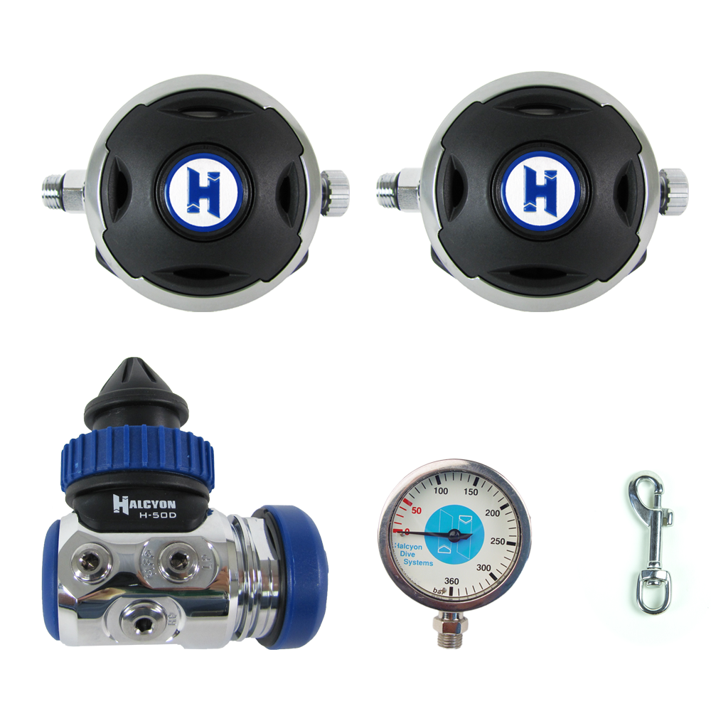 H-50D Halo/Halo single cylinder regulator package