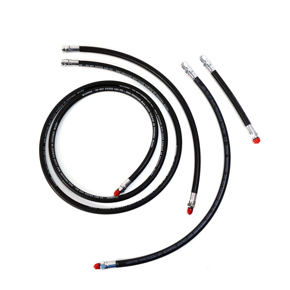 Single cylinder hose kit consists of (LP reg 84",22") (SPG 26")